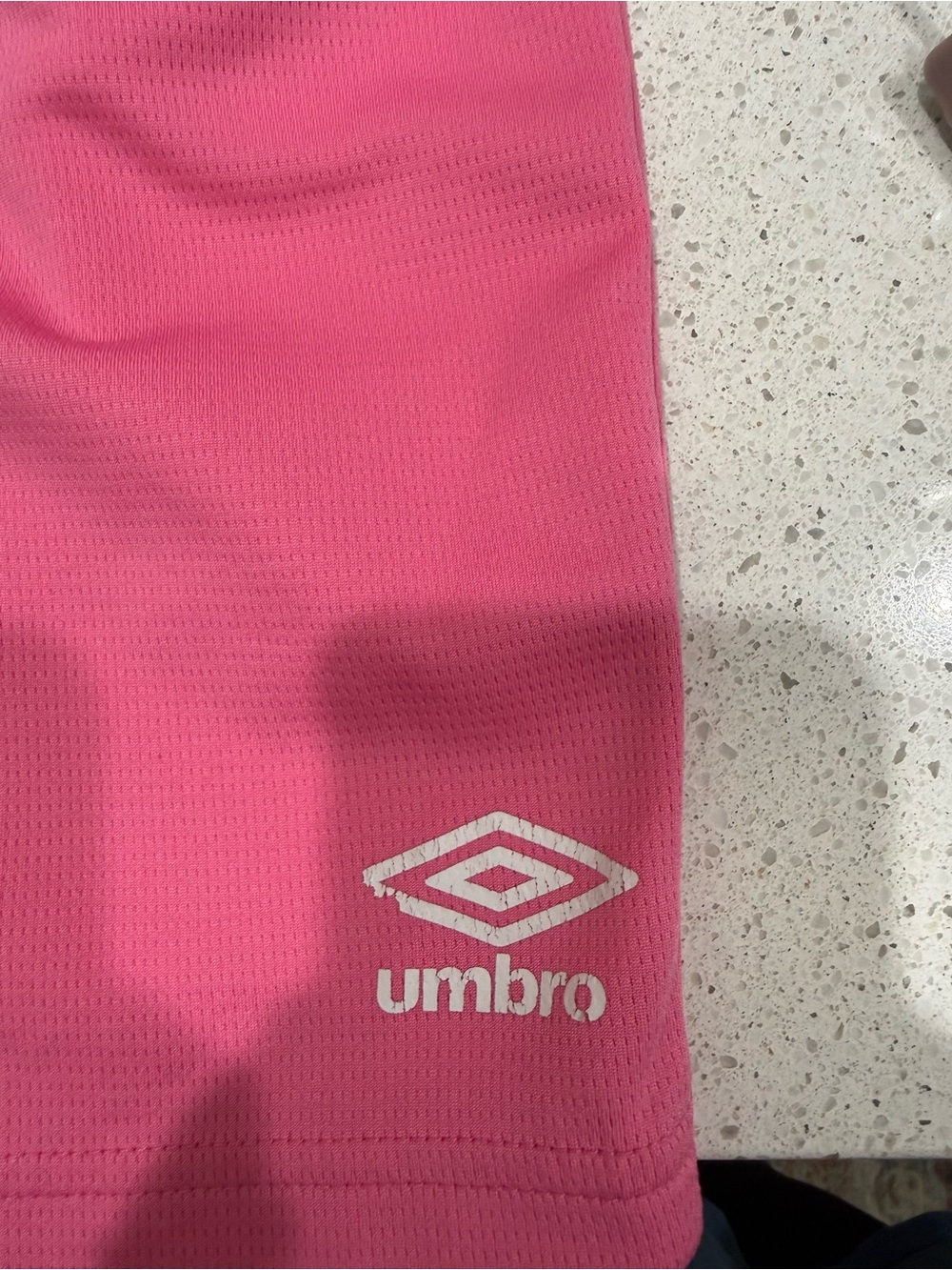 Umbro Women's Pink Athletic Shorts - 6in Inseam - Picture 4 of 4